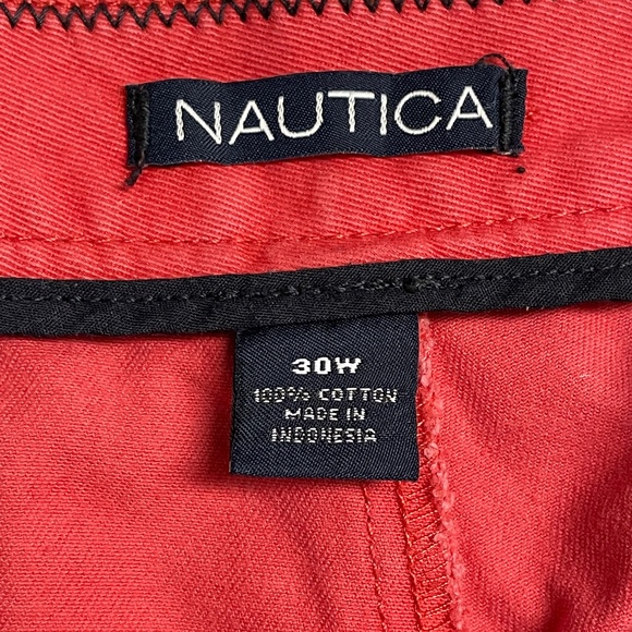 Nautica Mens Shorts, Red, Size 30W - Picture 3 of 10